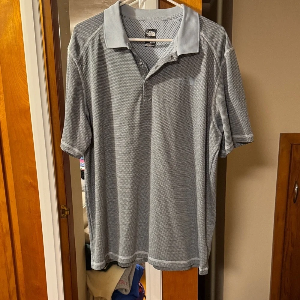 The North Face Men's Gray Polo Shirt